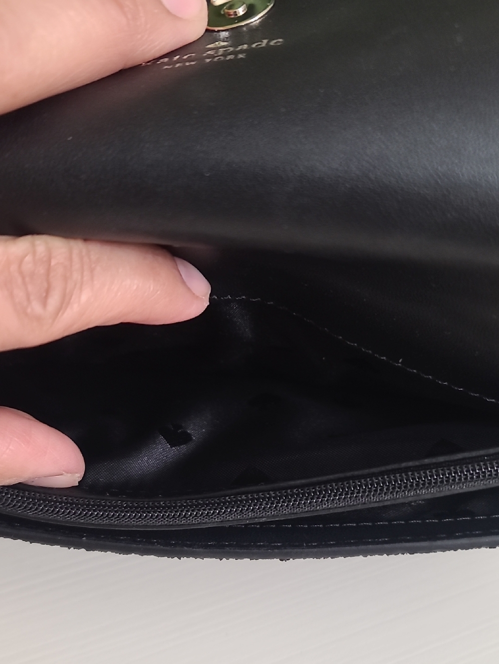 kate spade Black Glitter Wristlet Clutch - Picture 6 of 9
